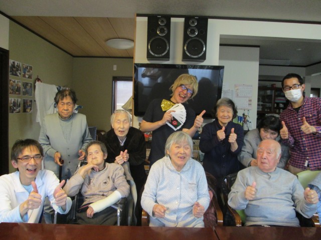 Kちゃんがはちまん百笑生へ！